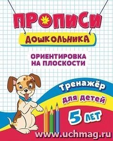 Тренажёр. Ориентировка на плоскости: для детей 5 лет — интернет-магазин УчМаг