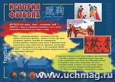 Плакат "История футбола": Формат А3 — интернет-магазин УчМаг