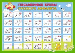 Комплект плакатов "Русский язык. Обучение грамоте": 4 плаката (Формат А2) — интернет-магазин УчМаг