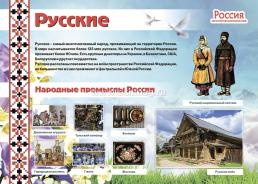 Комплект плакатов "Россия многонациональная": 16 плакатов (Формат А3) с методическим сопровождением — интернет-магазин УчМаг