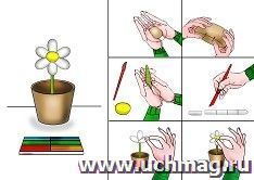 Нет милее ромашки-цветочка для мамы от сына и дочки. Мой красивый подарок из пластилина: Ребенок учится приёмам лепки. Картинка-образец — интернет-магазин УчМаг