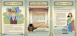 Защита прав и достоинства ребенка. Ширмы с информацией для родителей и педагогов из 6 секций — интернет-магазин УчМаг