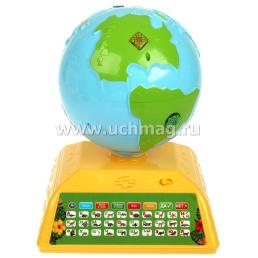 Обучающая игрушка 2 в 1 "Говорящий глобус. Азбука животных" — интернет-магазин УчМаг